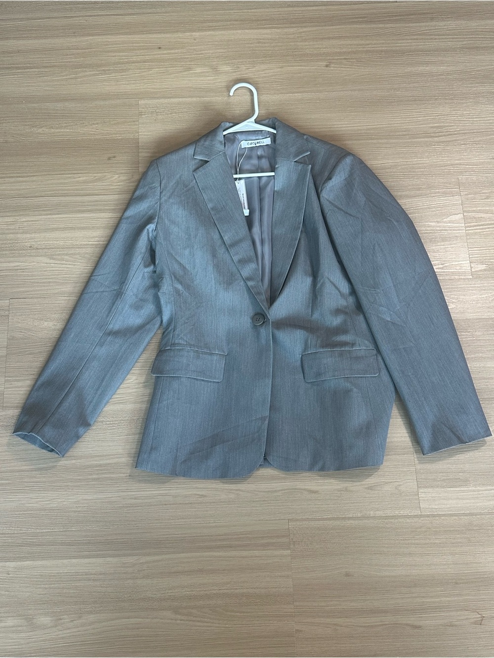 COCYBELL Gray Single-Button Blazer x-large